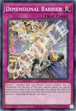 Dimensional Barrier
