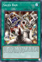 Sales Ban