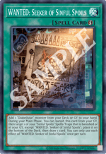 WANTED: Seeker of Sinful Spoils