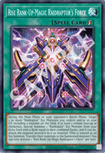 Rise Rank-Up-Magic Raidraptor's Force