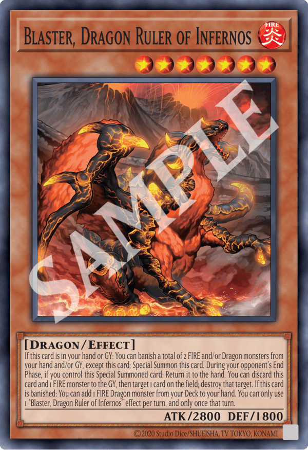 Blaster, Dragon Ruler of Infernos