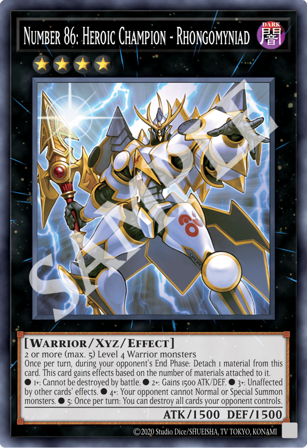 Number 86: Heroic Champion - Rhongomyniad