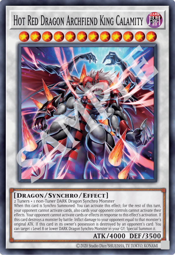 Hot Red Dragon Archfiend King Calamity