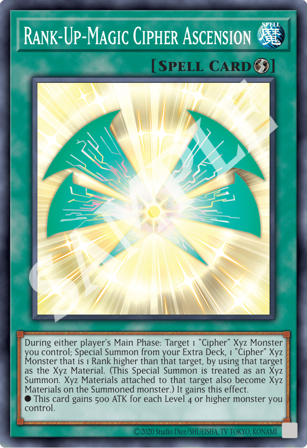 Rank-Up-Magic Cipher Ascension