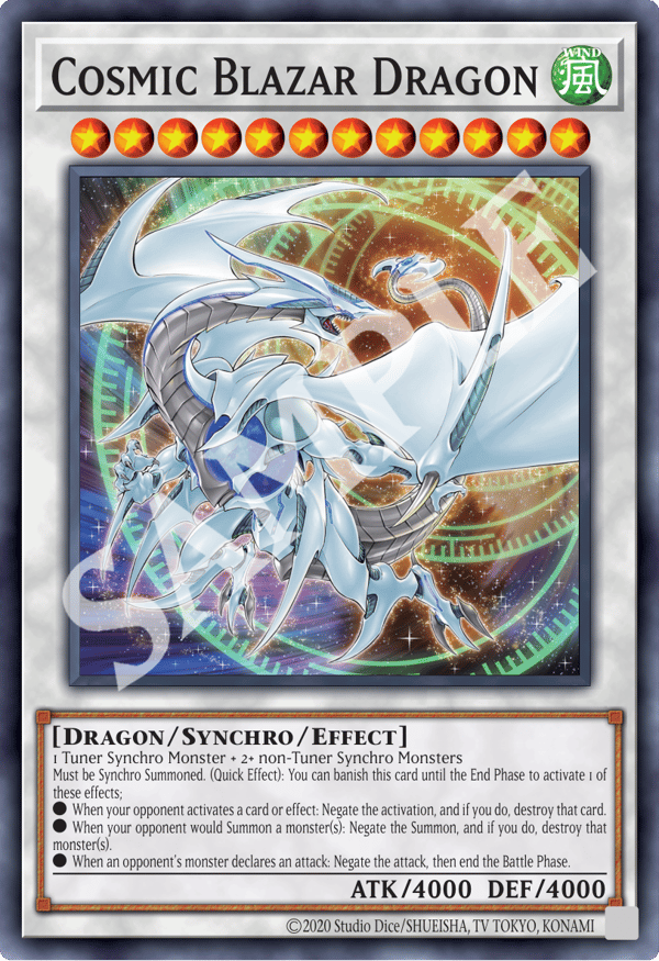 Cosmic Blazar Dragon