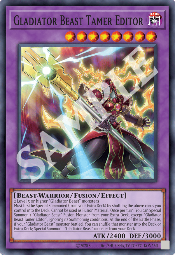 Gladiator Beast Tamer Editor