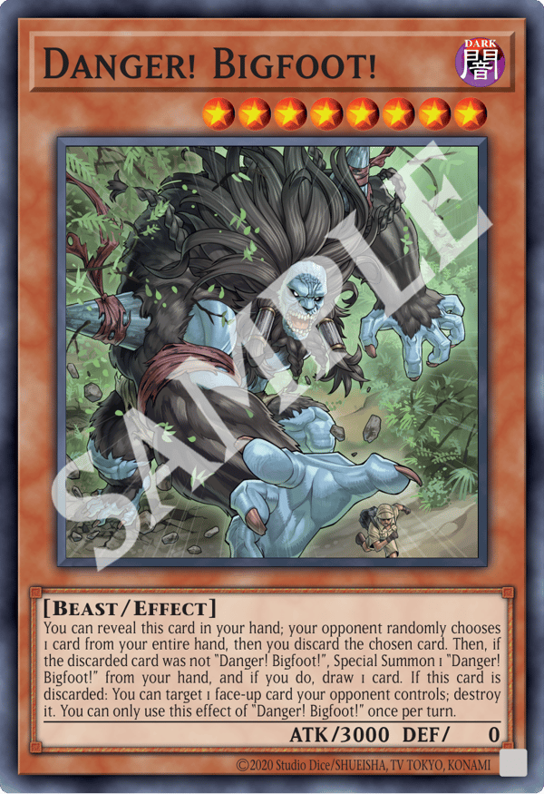 Danger! Bigfoot!