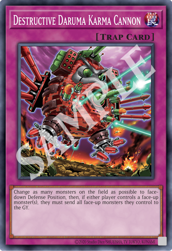 Destructive Daruma Karma Cannon