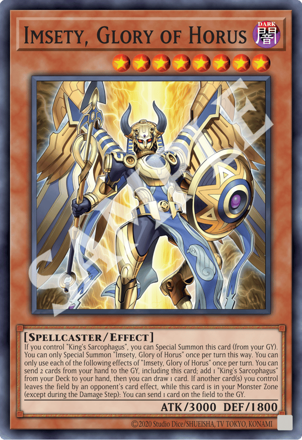 Imsety, Glory of Horus