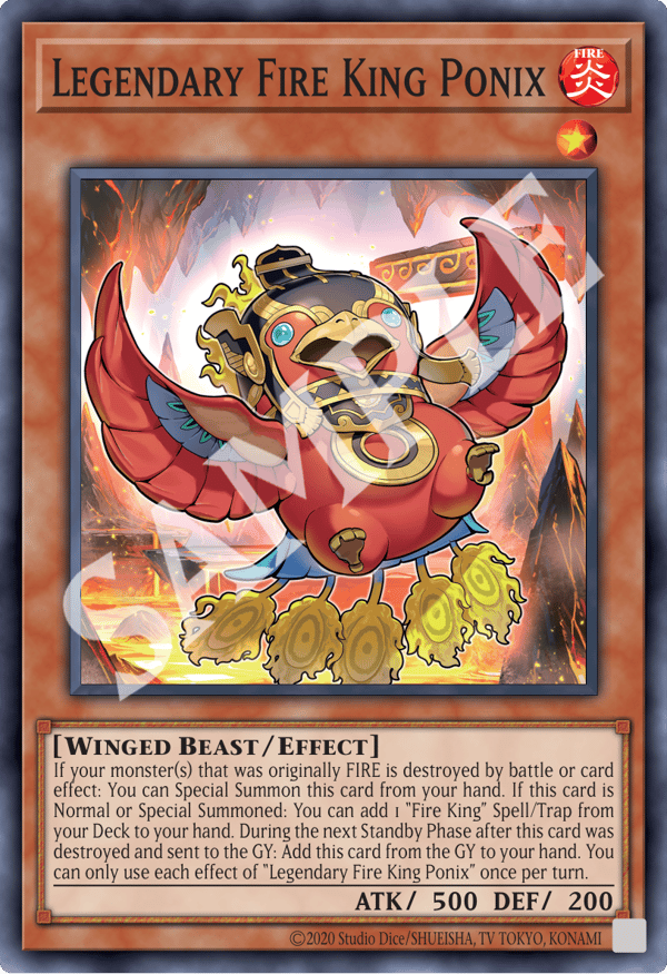 Legendary Fire King Ponix