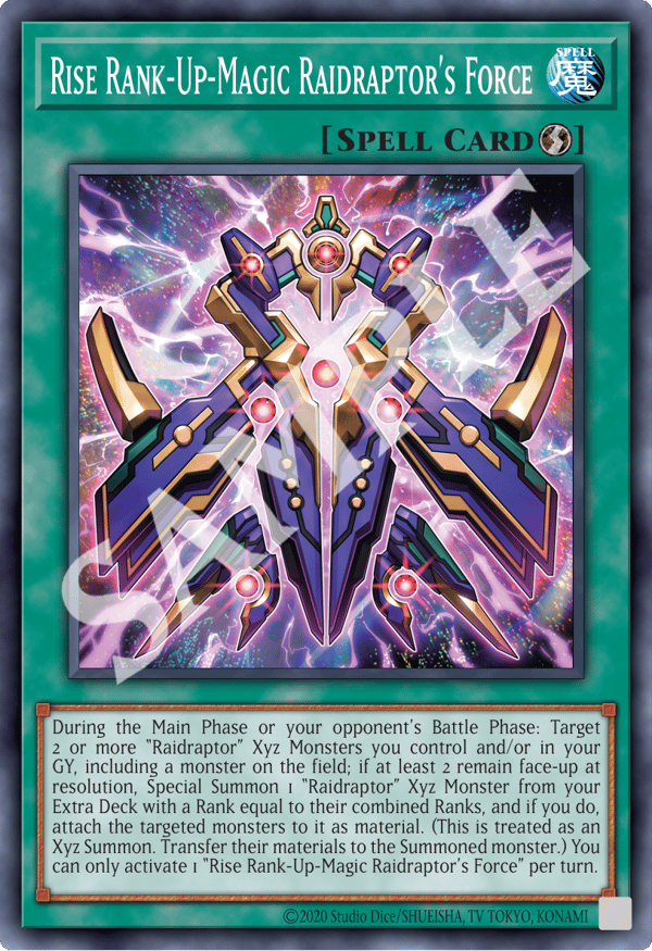 Rise Rank-Up-Magic Raidraptor's Force