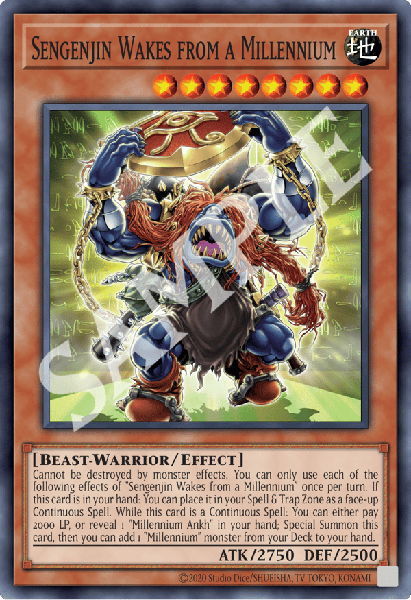 Sengenjin Wakes from a Millennium