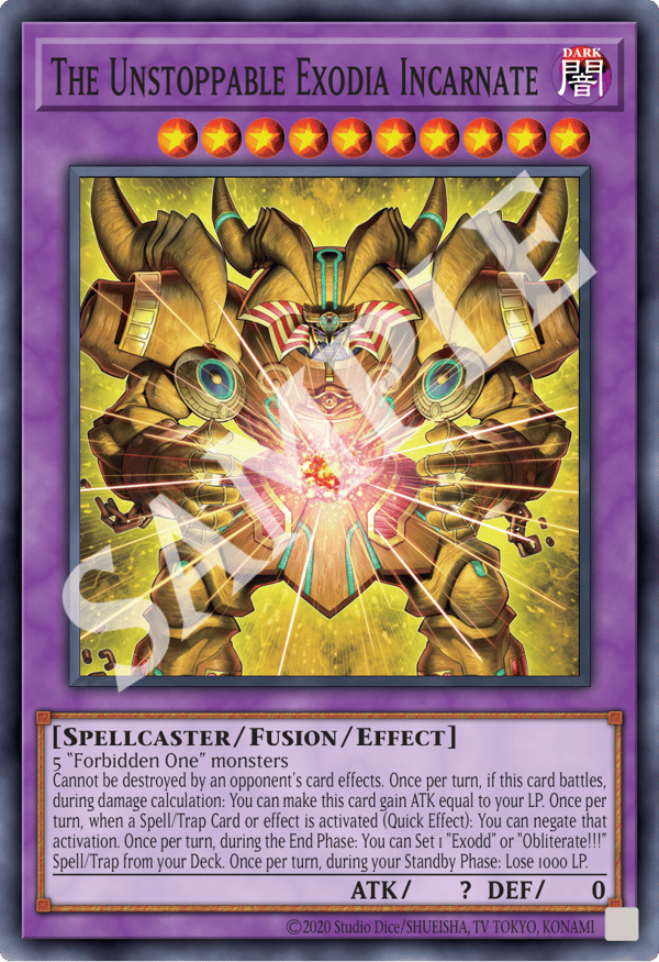 The Unstoppable Exodia Incarnate