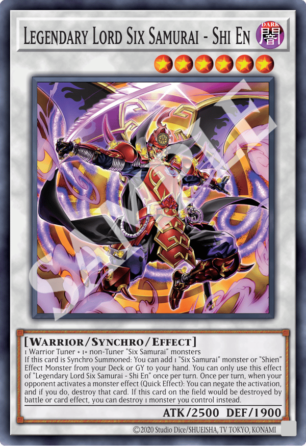 Legendary Lord Six Samurai - Shi En