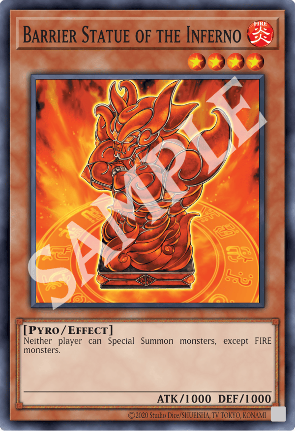Barrier Statue of the Inferno